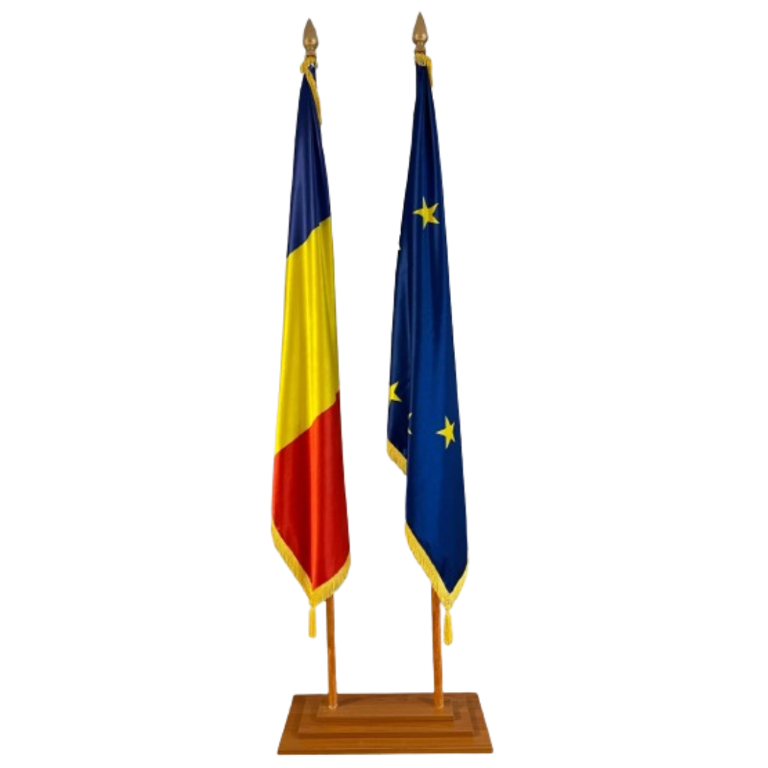 Suport de podea pentru 2 steaguri - imagine 2