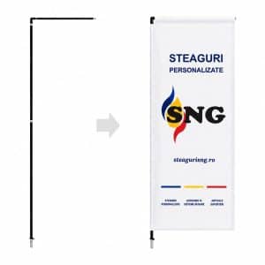 Sistem PRO steag dreptunghiular