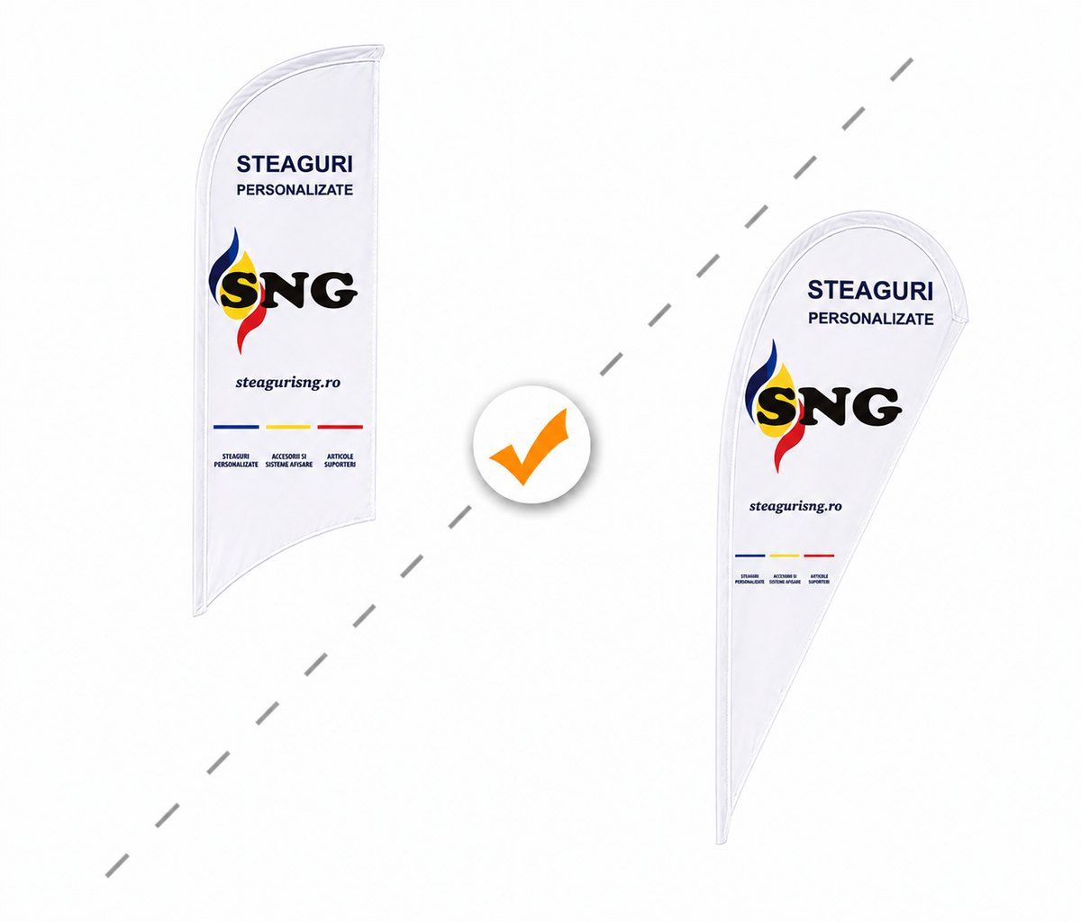 Sistem PRO steag vela/lacrima